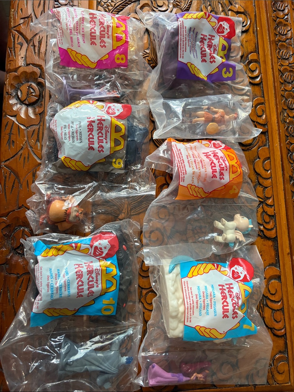 Disney Hercules McDonald's Toys 1996